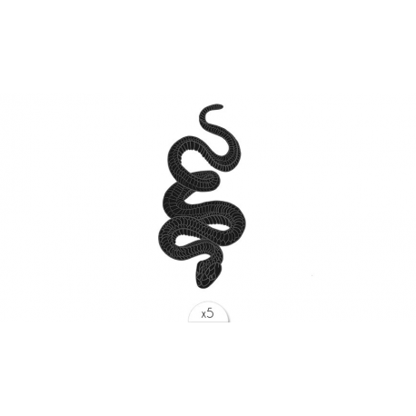 TATOUAGE EPHEMERE lovely siou serpent