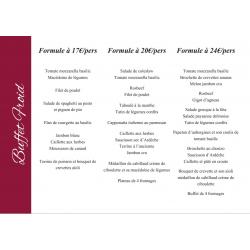 BUFFET FROID ET DESSERTS MARIAGE / OPTIONS