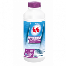 hth® FILTERWASH - Nettoyant/détartrant filtre et cellule d'électrolyse