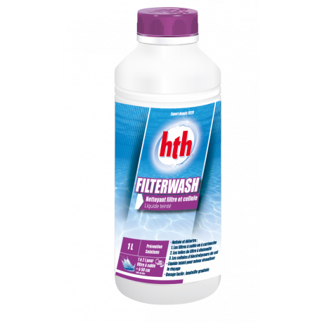 hth® FILTERWASH - Nettoyant/détartrant filtre et cellule d'électrolyse